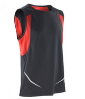 contrast breathable training vest